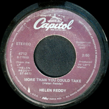 Helen Reddy - Make Love To Me / More Than You Could Take side B