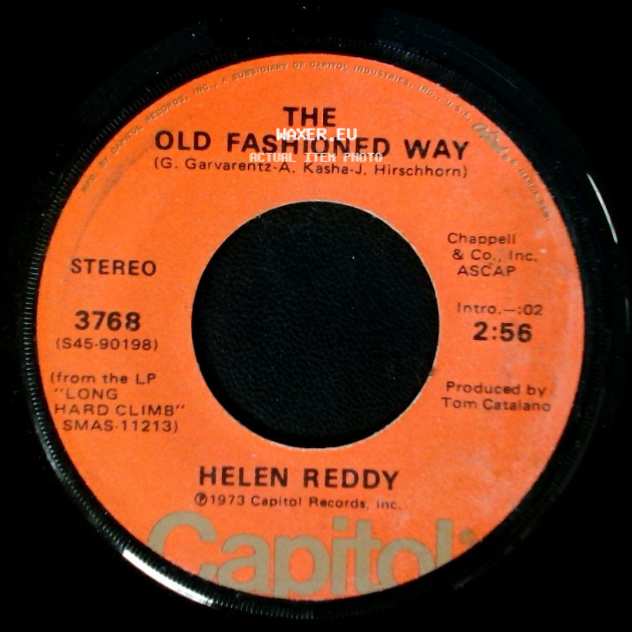 Helen Reddy - Leave Me Alone (Ruby Red Dress) / The Old Fashioned Way side B