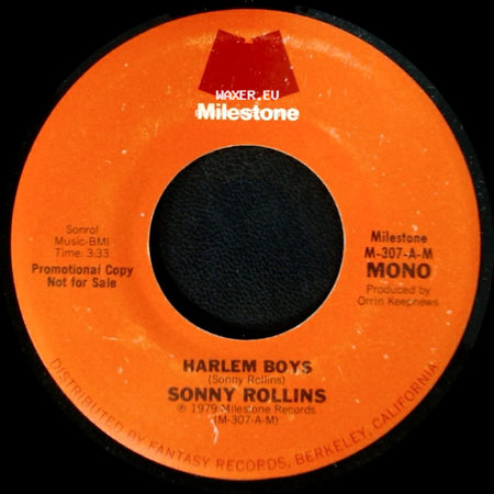Sonny Rollins - Harlem Boys / Harlem Boys side B