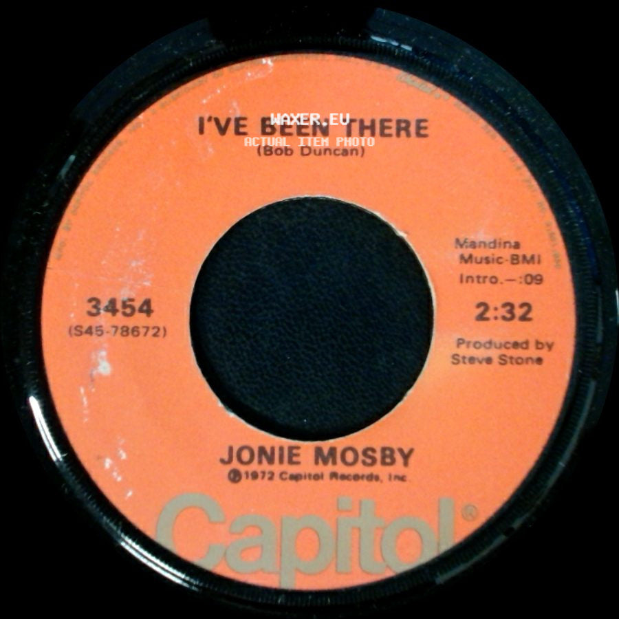 Jonie Mosby - I've Been There / I'll Be Leaving You Again side A
