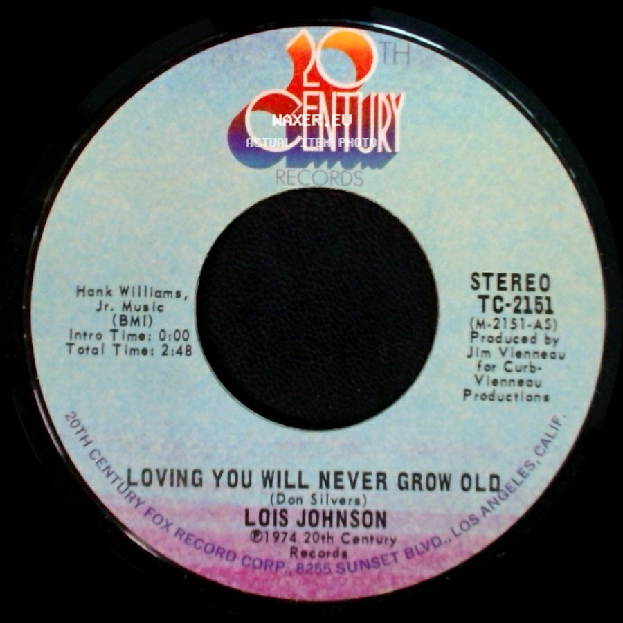 Lois Johnson - Loving You Will Never Grow Old / Lonesome Number One side A