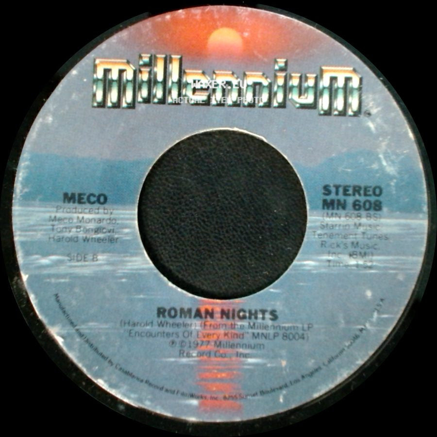 Meco - Close Encounters Of The Third Kind / Roman Nights side B