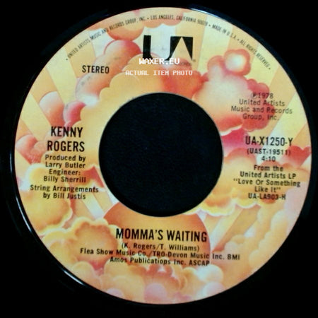 Kenny Rogers - Momma's Waiting / The Gambler side A