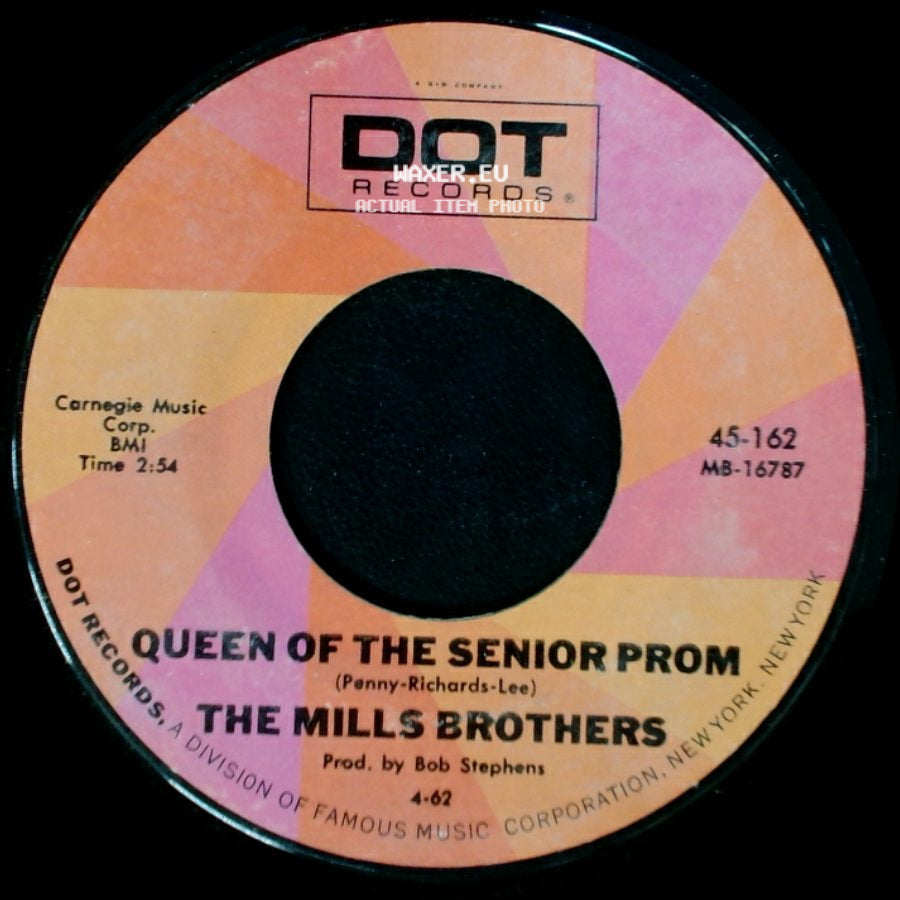 The Mills Brothers - Yellow Bird / Queen Of The Senior Prom side B