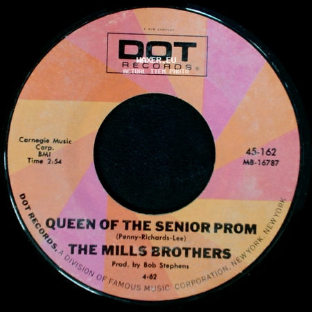 The Mills Brothers - Yellow Bird / Queen Of The Senior Prom side B