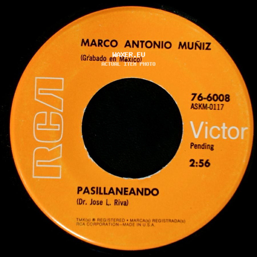 Marco Antonio Muñiz - Si Me Voy, Si Te Vas / Pasillaneando side B