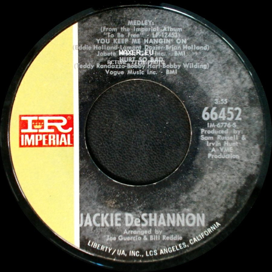 Jackie Deshannon - What Was Your Day Like / Medley (From The Imperial Album 'to Be Free') side B