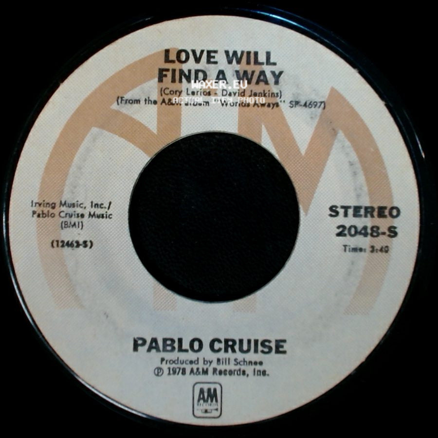 Pablo Cruise - Always Be Together / Love Will Find A Way side B