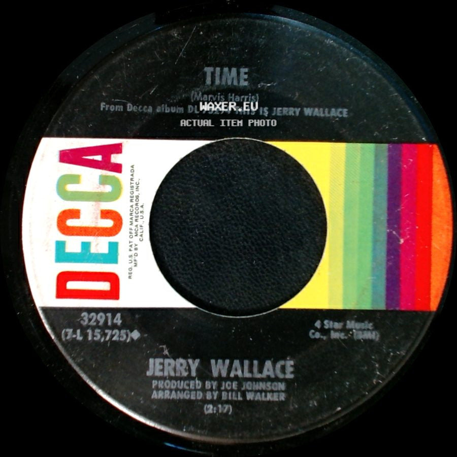 Jerry Wallace - To Get To You / Time side B