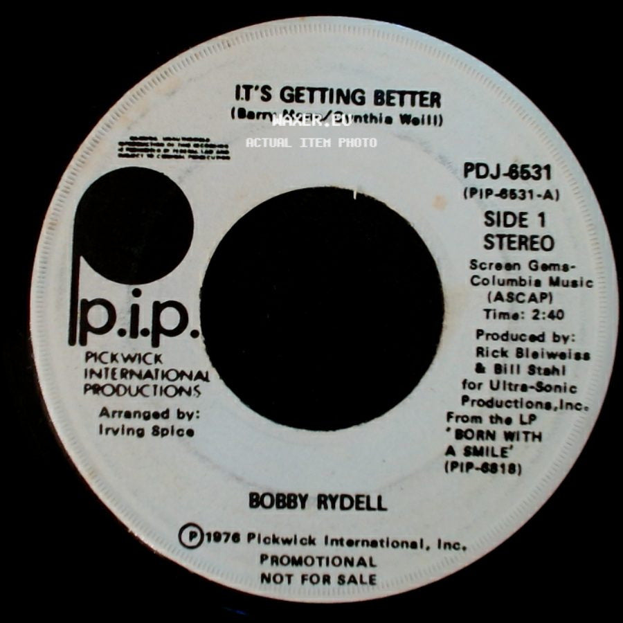 Bobby Rydell - It's Getting Better / The Singles Scene side A