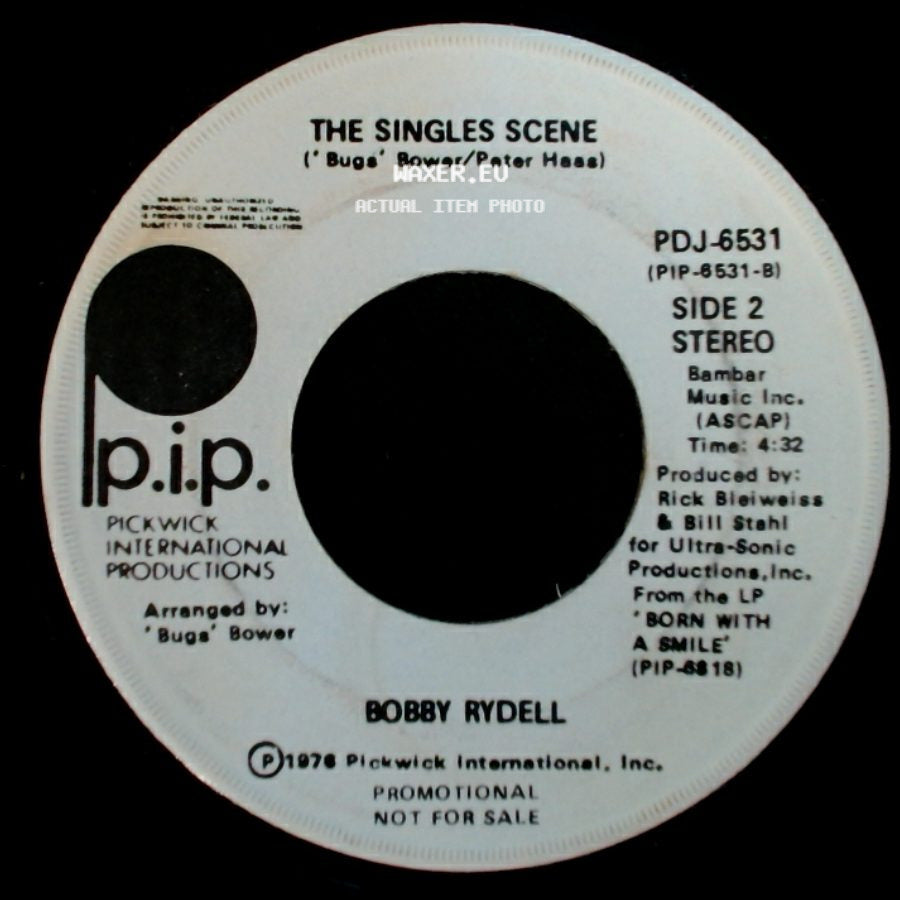 Bobby Rydell - It's Getting Better / The Singles Scene side B