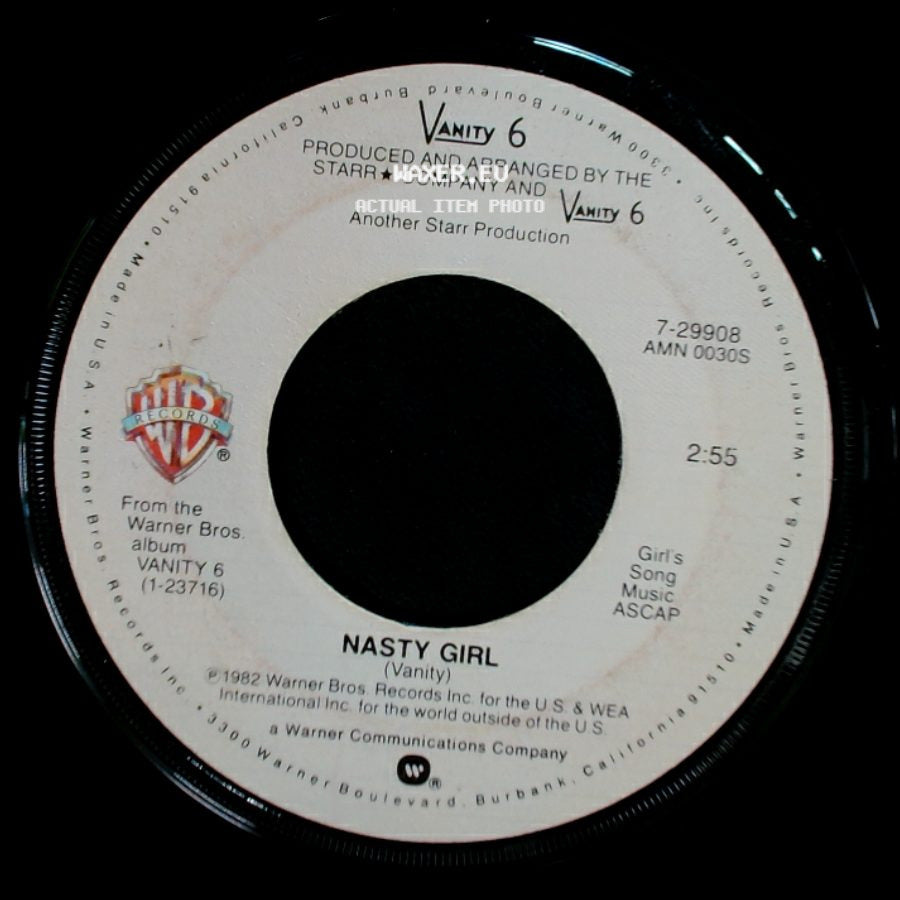 Vanity 6 - Drive Me Wild / Nasty Girl side B