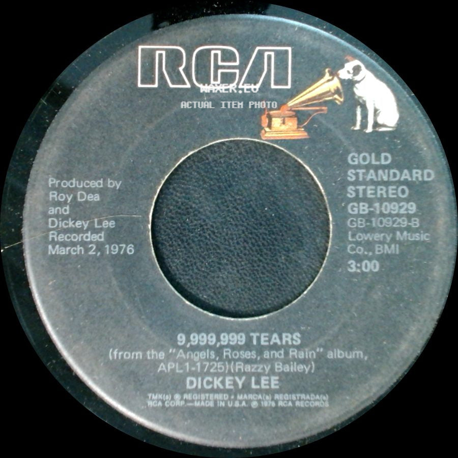 Dickey Lee - 9,999,999 Tears / Rocky side A