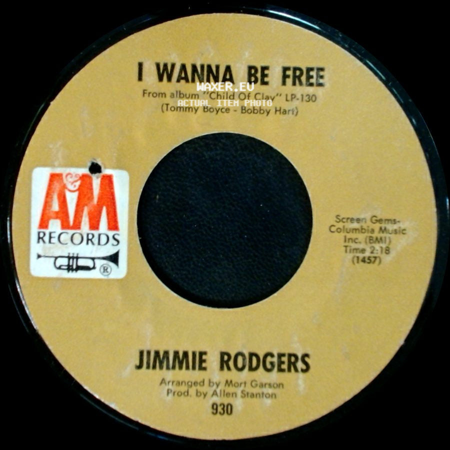 Jimmie Rodgers - I Wanna Be Free / How Do You Say Goodbye side A