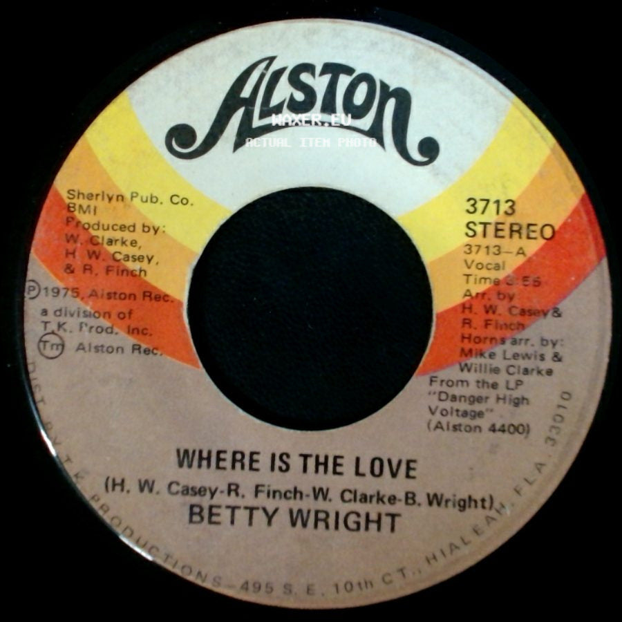 Betty Wright - Where Is The Love / My Baby Ain't My Baby Anymore side A