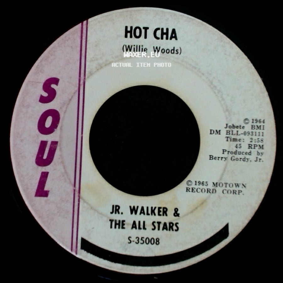 Jr. Walker & The All Stars - Shotgun / Hot Cha side B