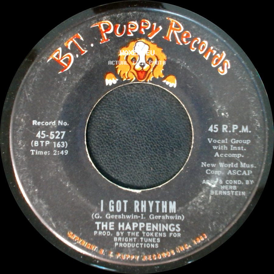 The Happenings - You're In A Bad Way / I Got Rhythm side B