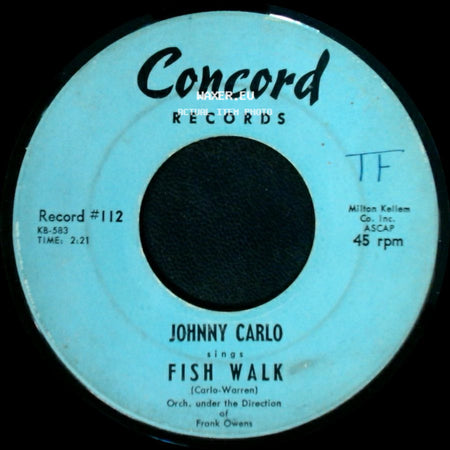 Johnny Carlo - Fish Walk / Poinciana side A