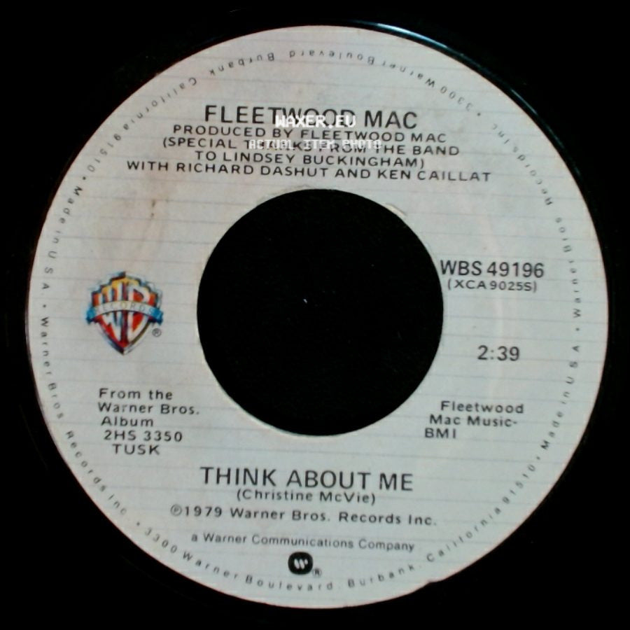 Fleetwood Mac - Save Me A Place / Think About Me side B