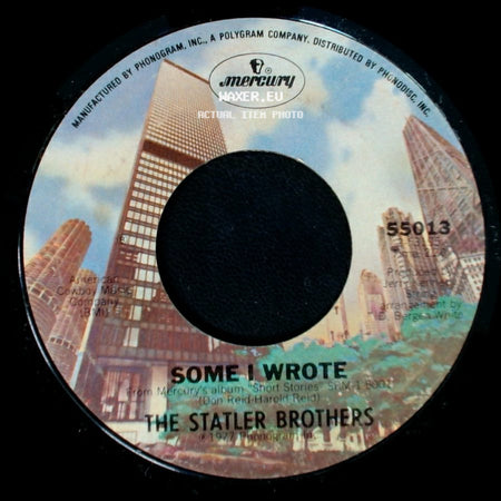 The Statler Brothers - Carried Away / Some I Wrote side B