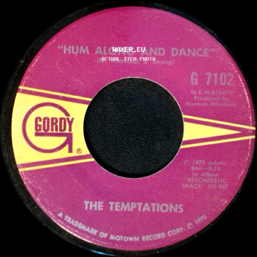 The Temptations - Hum Along And Dance / Ungena Za Ulimwengu (Unite The World) side A