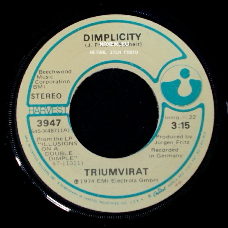 Triumvirat - Dimplicity / Million Dollars side A