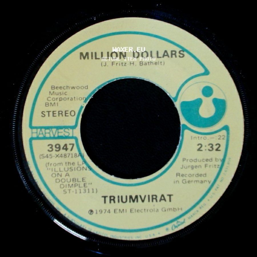 Triumvirat - Dimplicity / Million Dollars side B