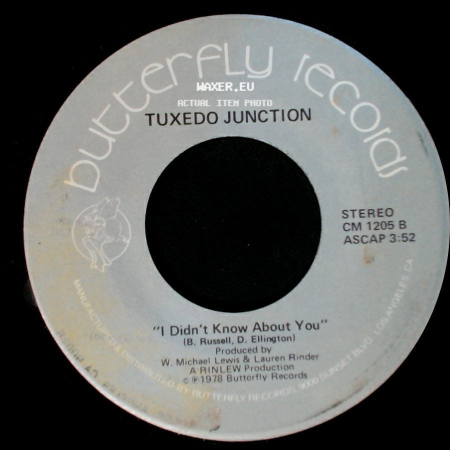 Tuxedo Junction - I Didn't Know About You / Chattanooga Choo Choo side A