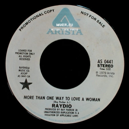 Raydio - Hot Stuff / More Than One Way To Love A Woman side B