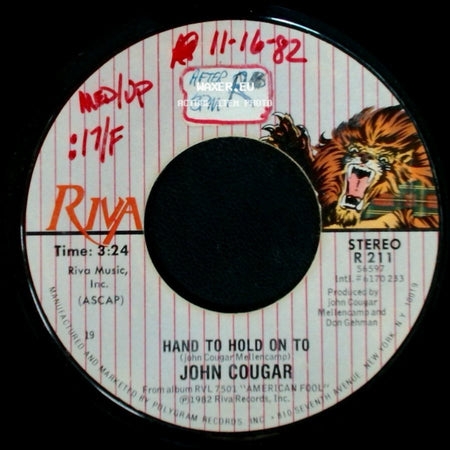 John Cougar - Hand To Hold On To / Small Paradise side A
