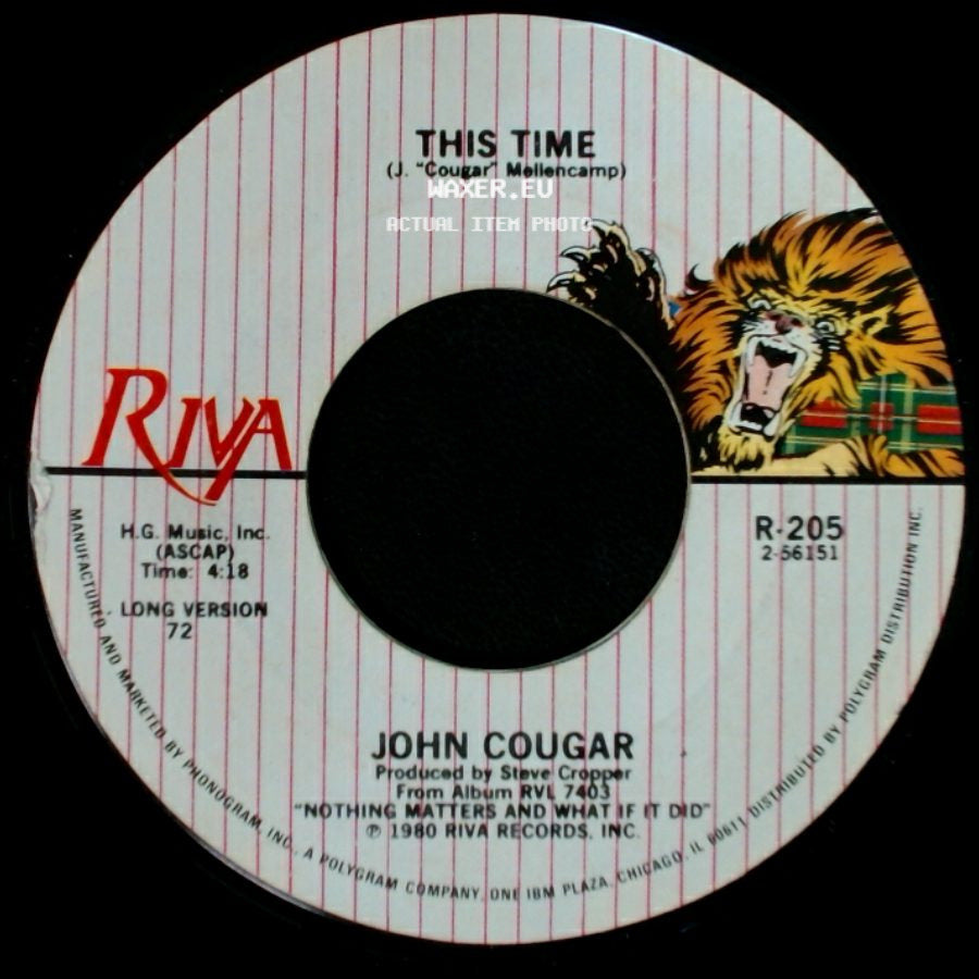 John Cougar - This Time / This Time side A