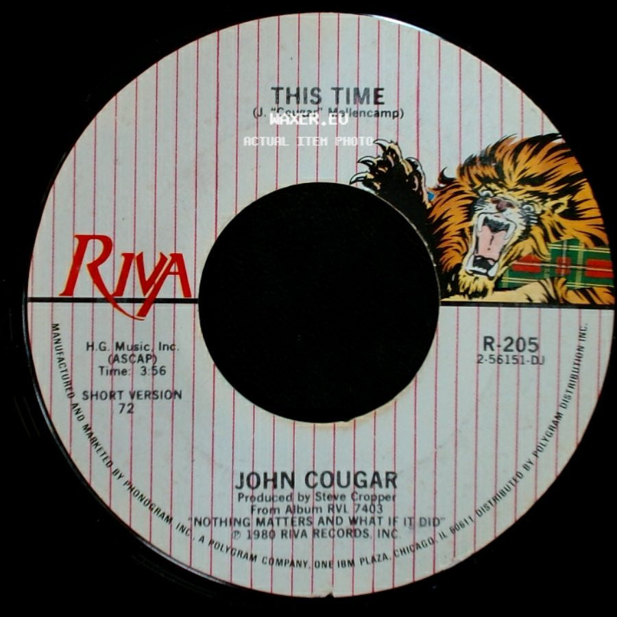 John Cougar - This Time / This Time side B