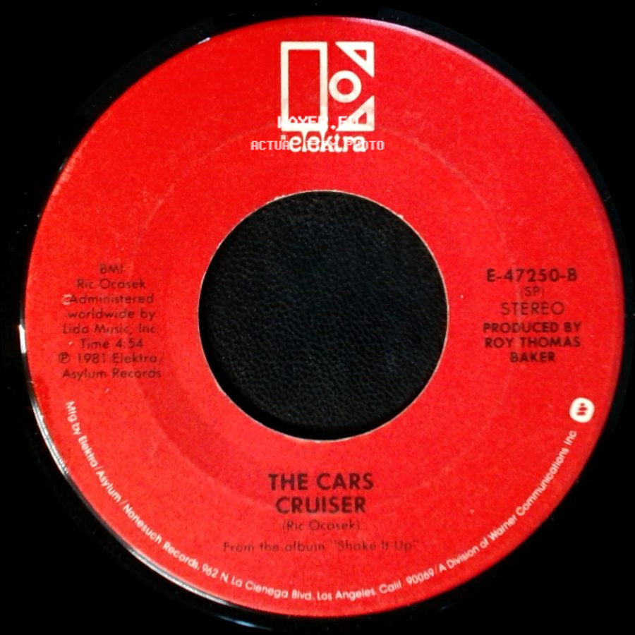 The Cars - Shake It Up / Cruiser side B