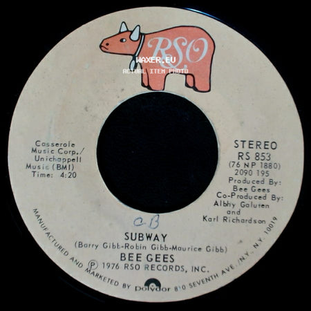 Bee Gees - Subway / You Should Be Dancing side A