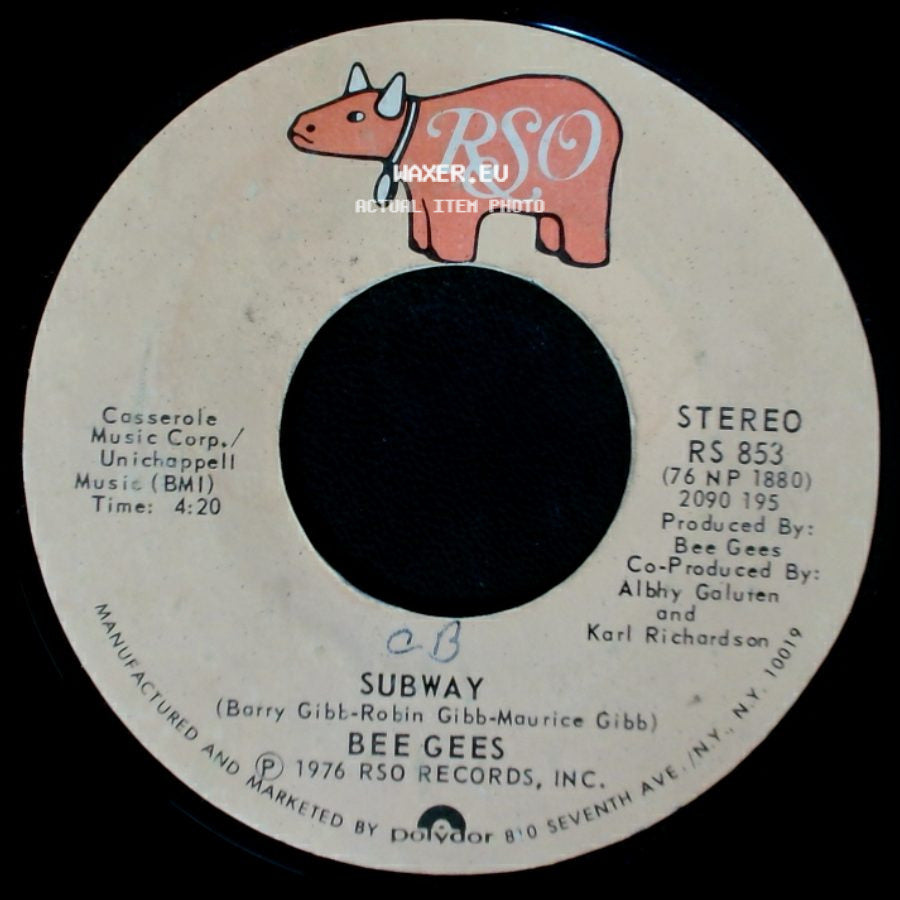 Bee Gees - Subway / You Should Be Dancing side A