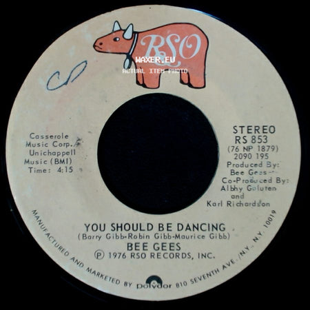 Bee Gees - Subway / You Should Be Dancing side B