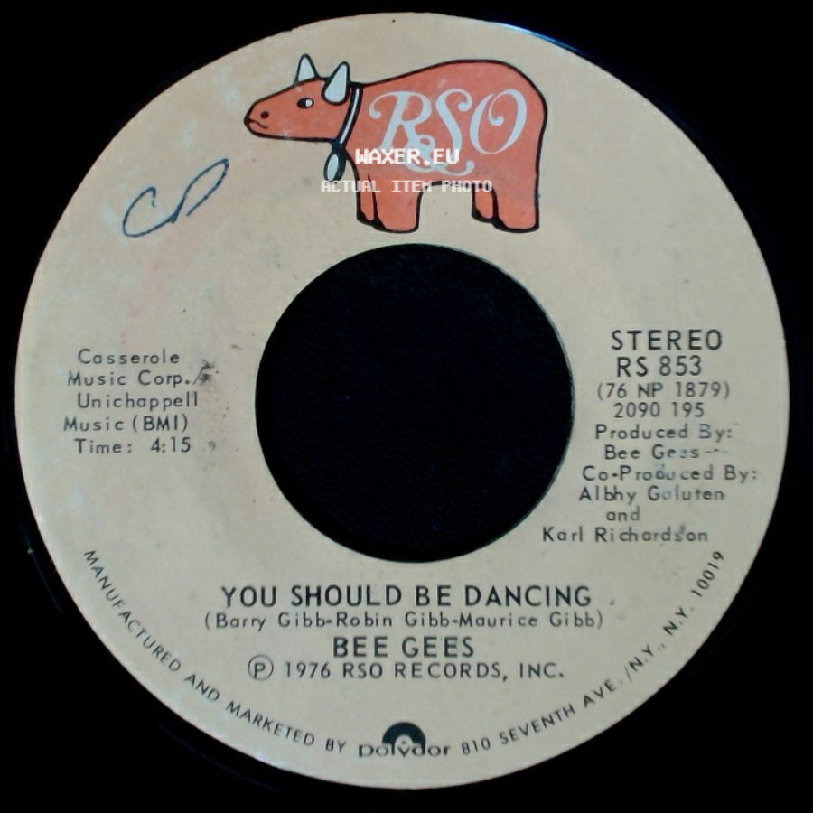 Bee Gees - Subway / You Should Be Dancing side B