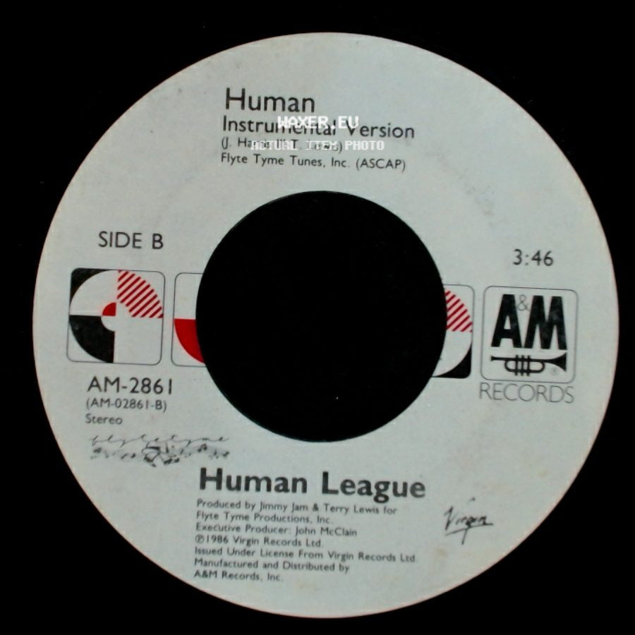 Human League - Human / Human Instrumental Version side B