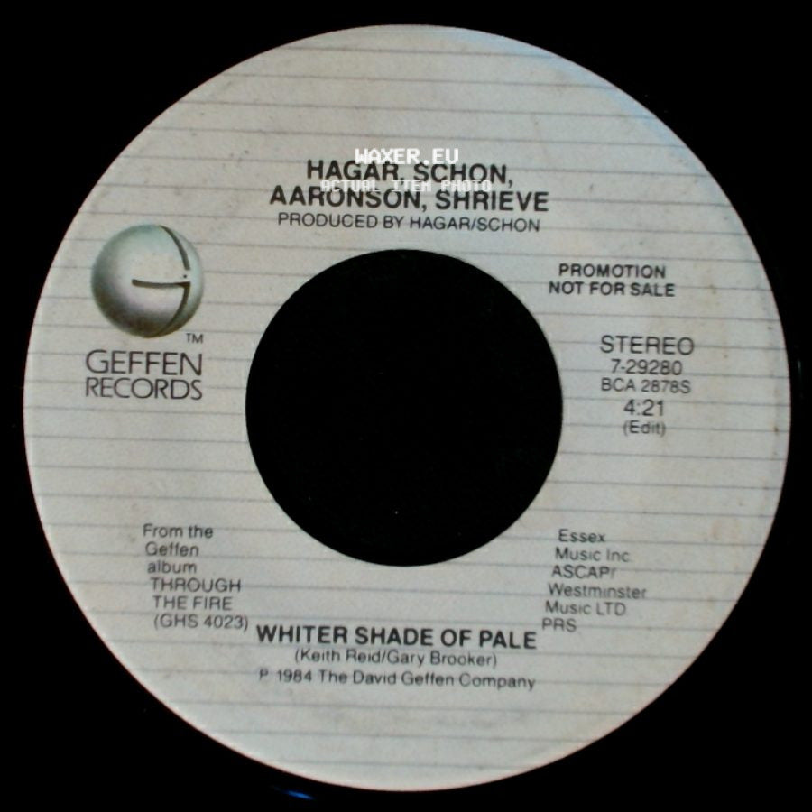 Hagar, Schon, Aaronson, Shrieve - Whiter Shade Of Pale / Whiter Shade Of Pale side B