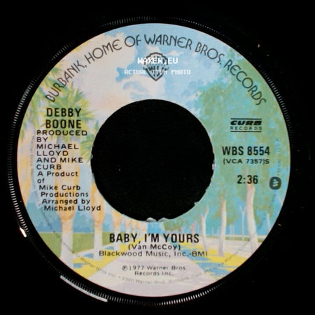 Debby Boone - Baby, I'm Yours / God Knows side A