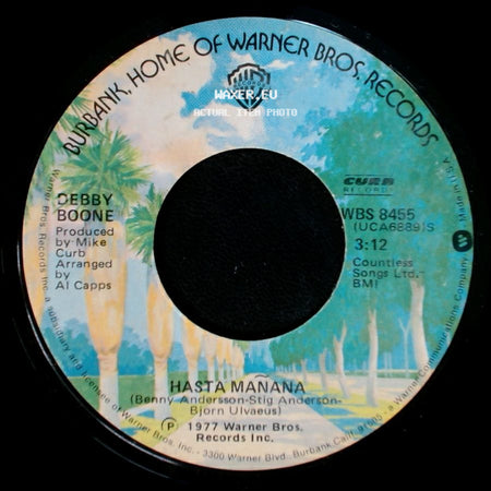 Debby Boone - You Light Up My Life / Hasta Manana side B