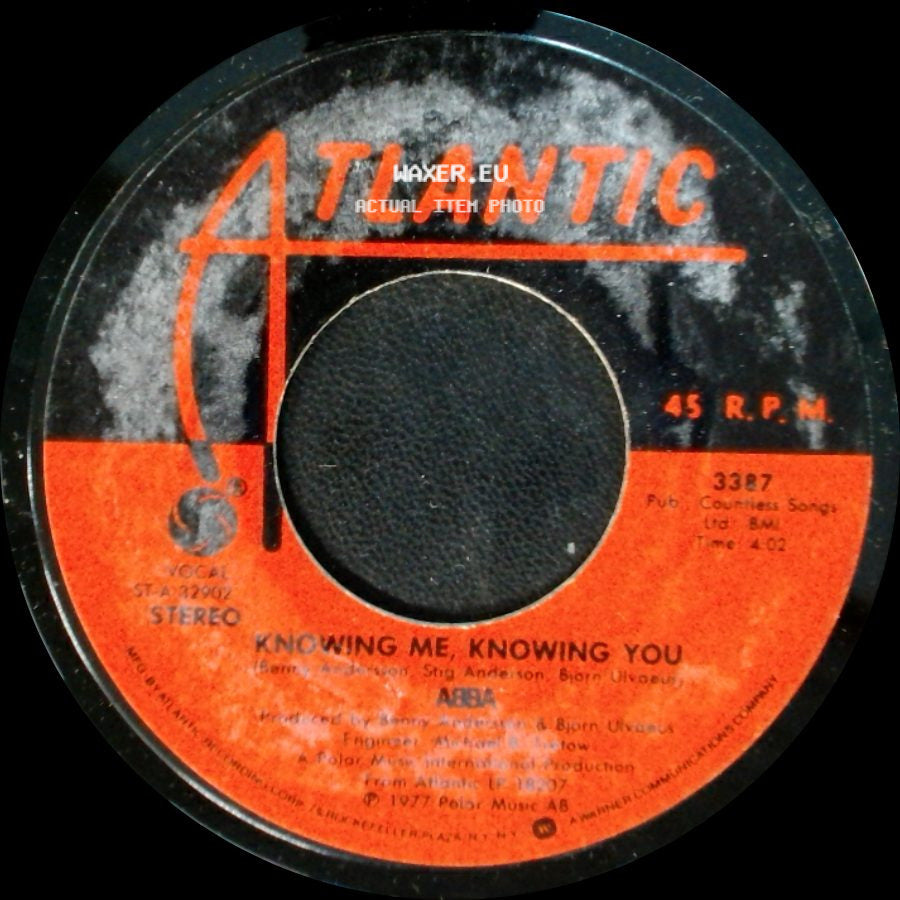 Abba - Happy Hawaii / Knowing Me, Knowing You side B