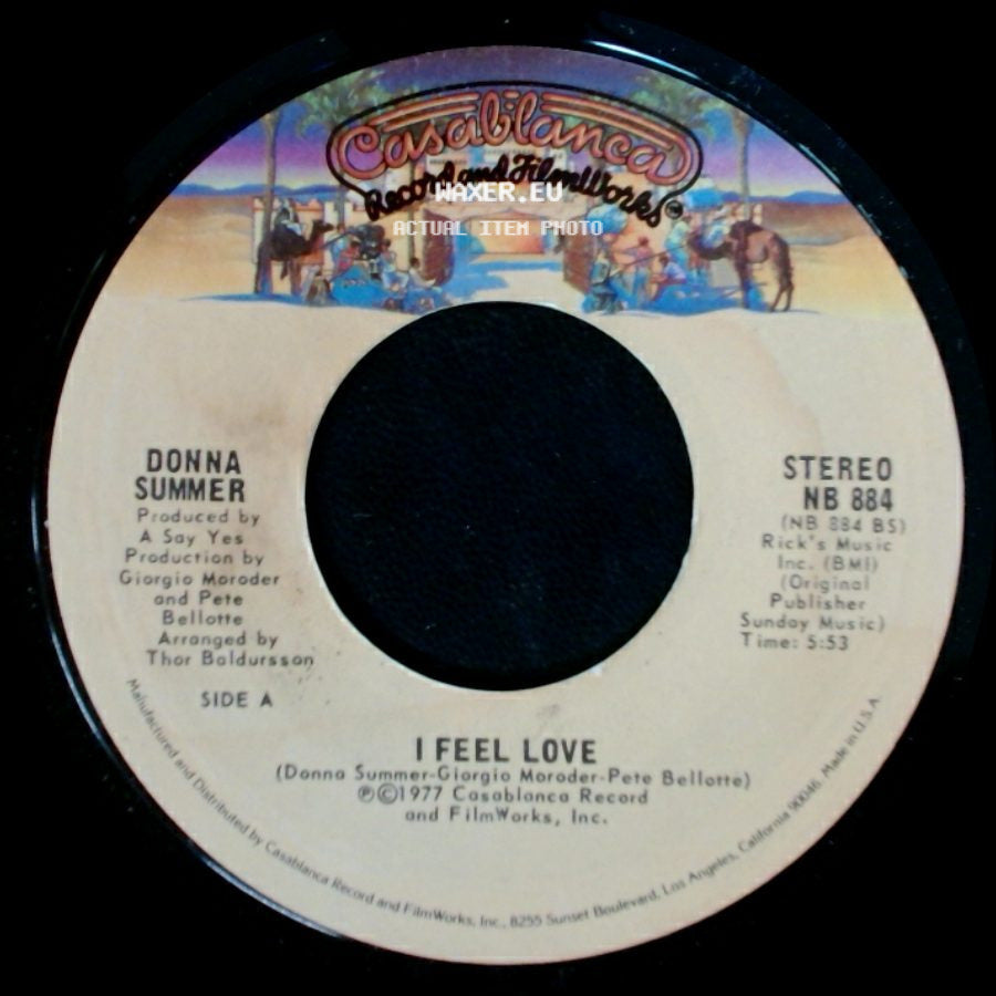 Donna Summer - I Feel Love / Can't We Just Sit Down (And Talk It Over) side A