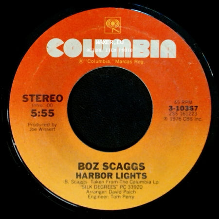 Boz Scaggs - Harbor Lights / Lowdown side A