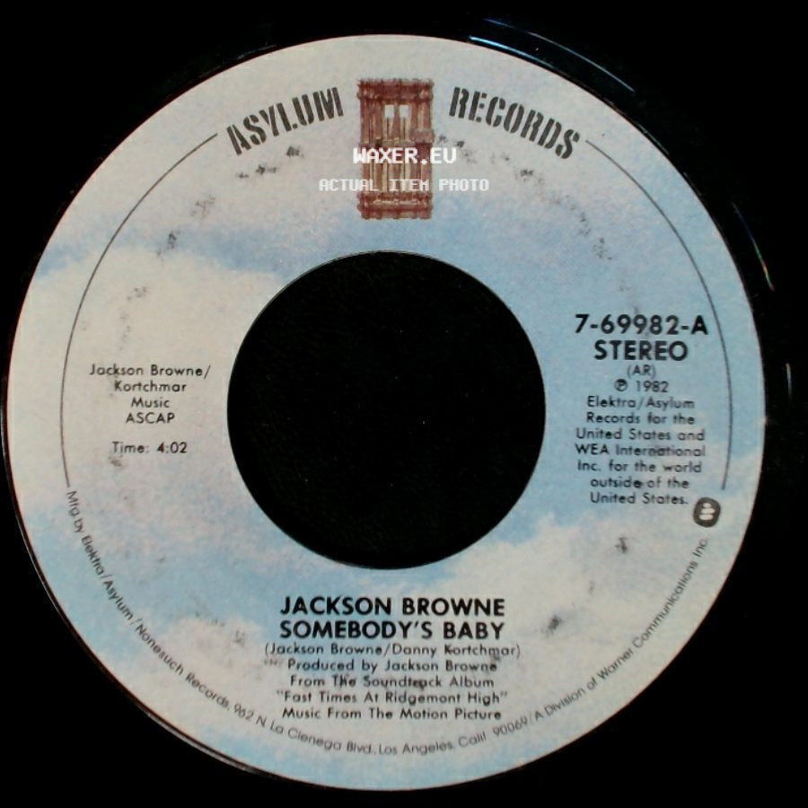 Jackson Browne, Graham Nash And David Lindley / Jackson Browne - The Crow On The Cradle / Somebody's Baby side B