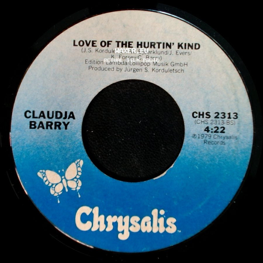 Claudja Barry - Love Of The Hurtin' Kind / Boogie Woogie Dancin' Shoes side A