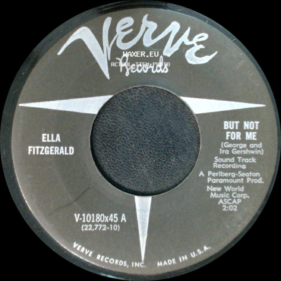 Ella Fitzgerald - You Make Me Feel So Young / But Not For Me side B