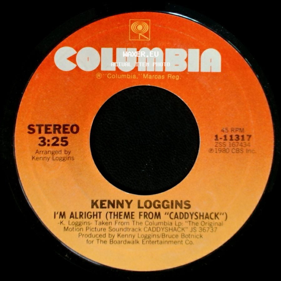 Kenny Loggins - Lead The Way / I'm Alright (Theme From "Caddyshack") side B