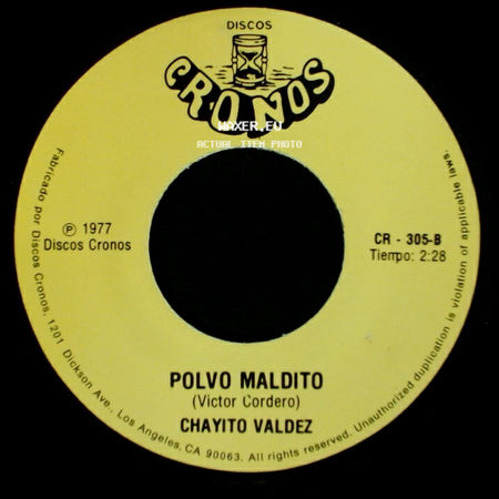 Chayito Valdez - Nada Gano Con Quererte / Polvo Maldito side B