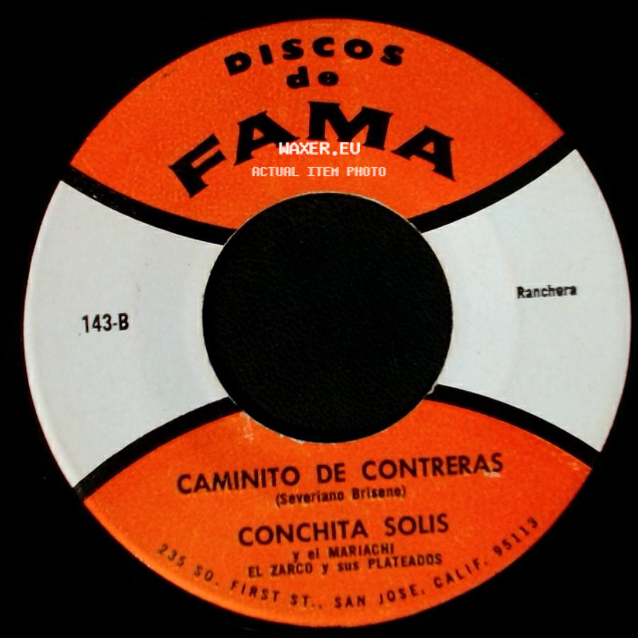 Conchita Solis - Corazon Ven Ven / Caminito De Contreras side B